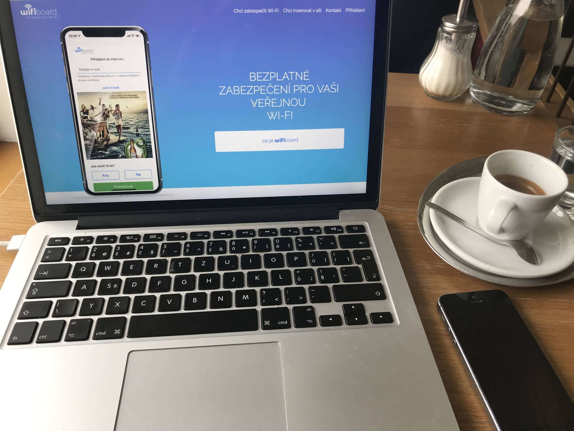 Wifiboard | služby | Gastro Zlín